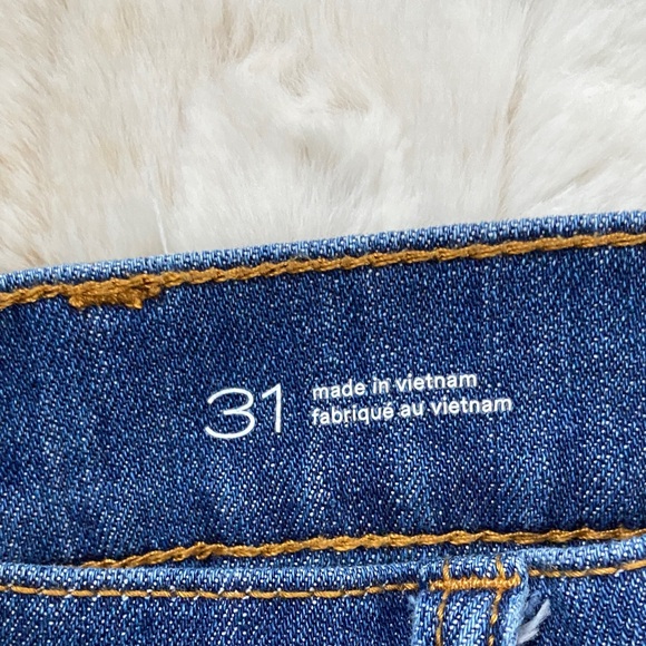 Anthropologie Pilcro Dark Blue Flare Jeans - Picture 6 of 9